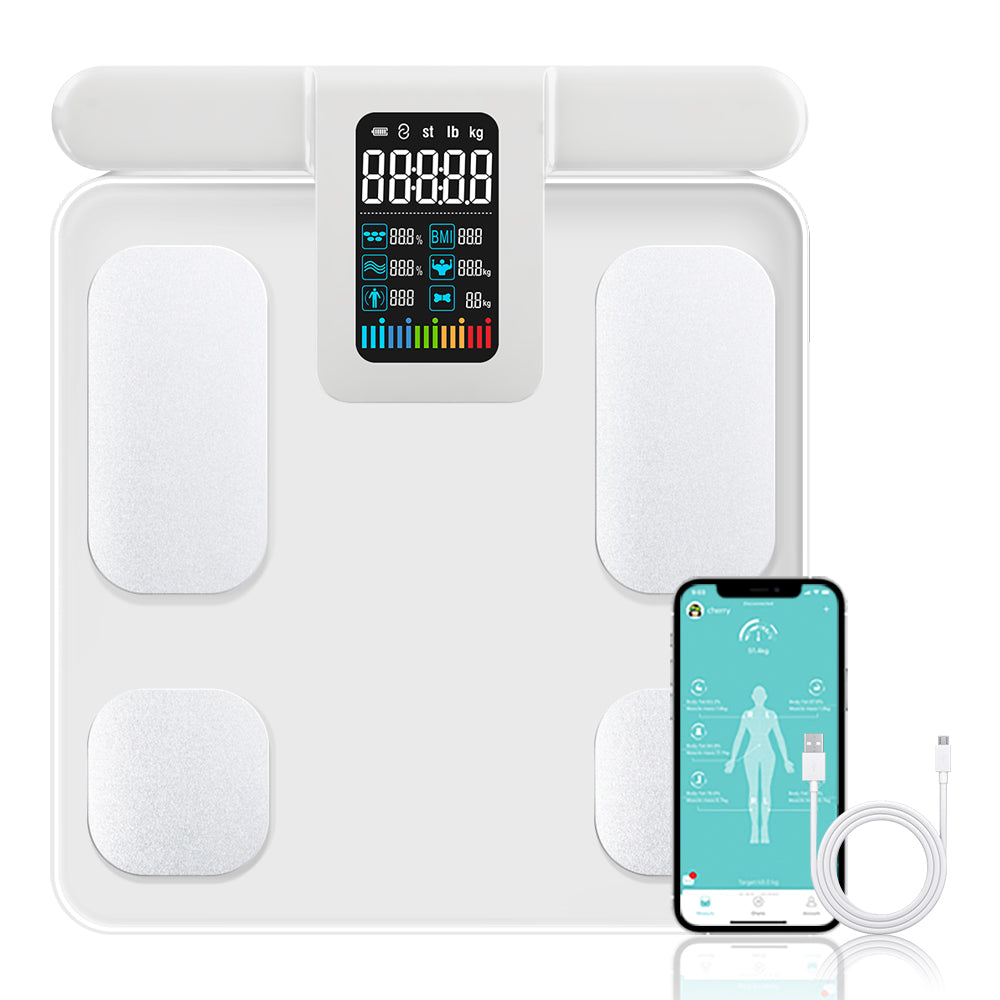 Professional Smart Body Fat Scale – 8 Electrodes Body Composition Analyzer, Bioimpedance Technology,… — product image 4