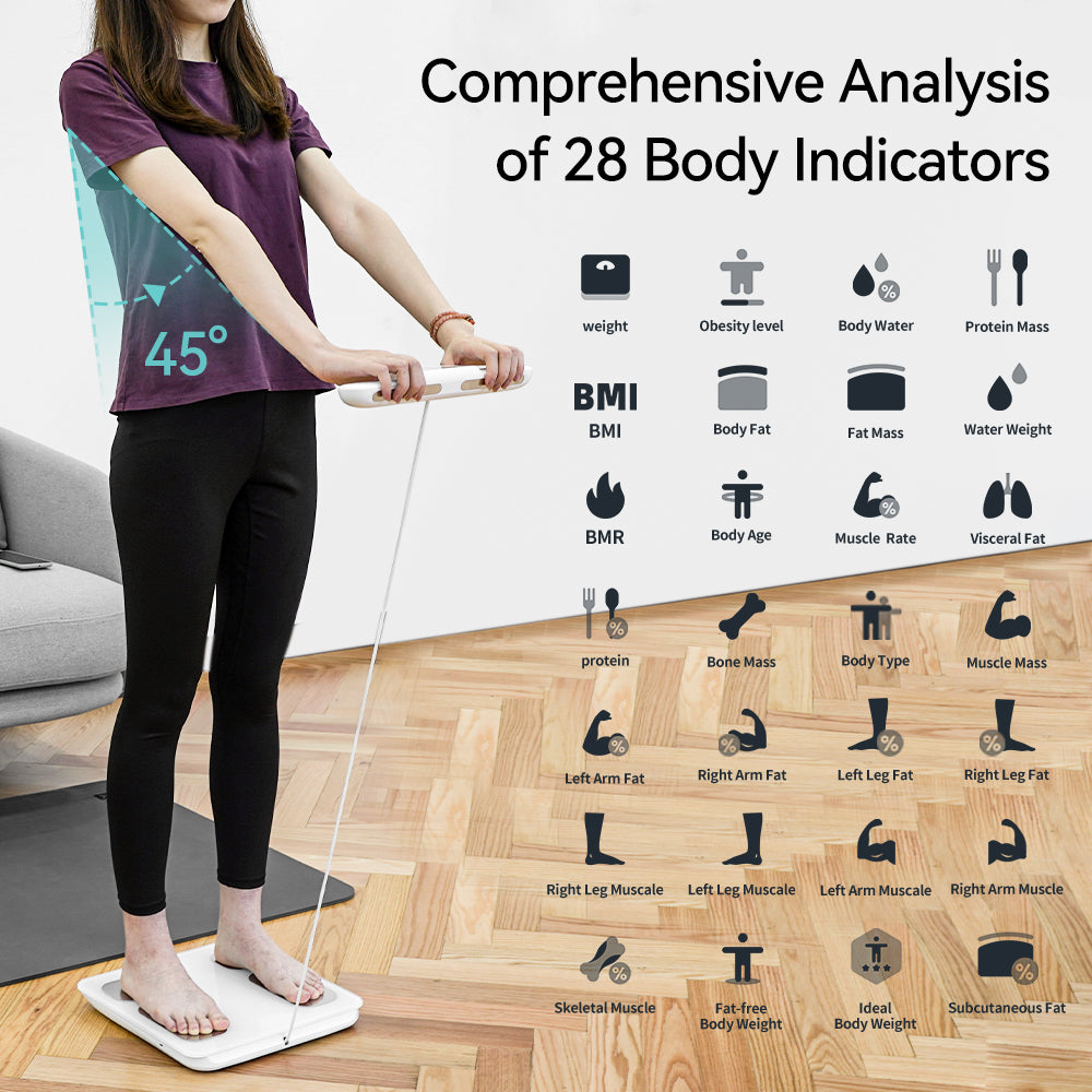 Professional Smart Body Fat Scale – 8 Electrodes Body Composition Analyzer, Bioimpedance Technology,… — product image 5