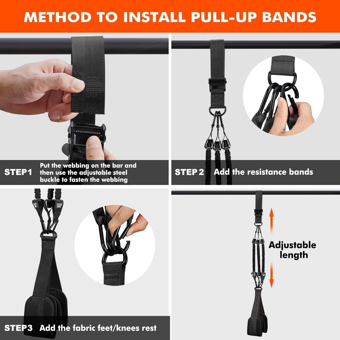 Pull-up Assistance Bands for Fitness Training — product image 9