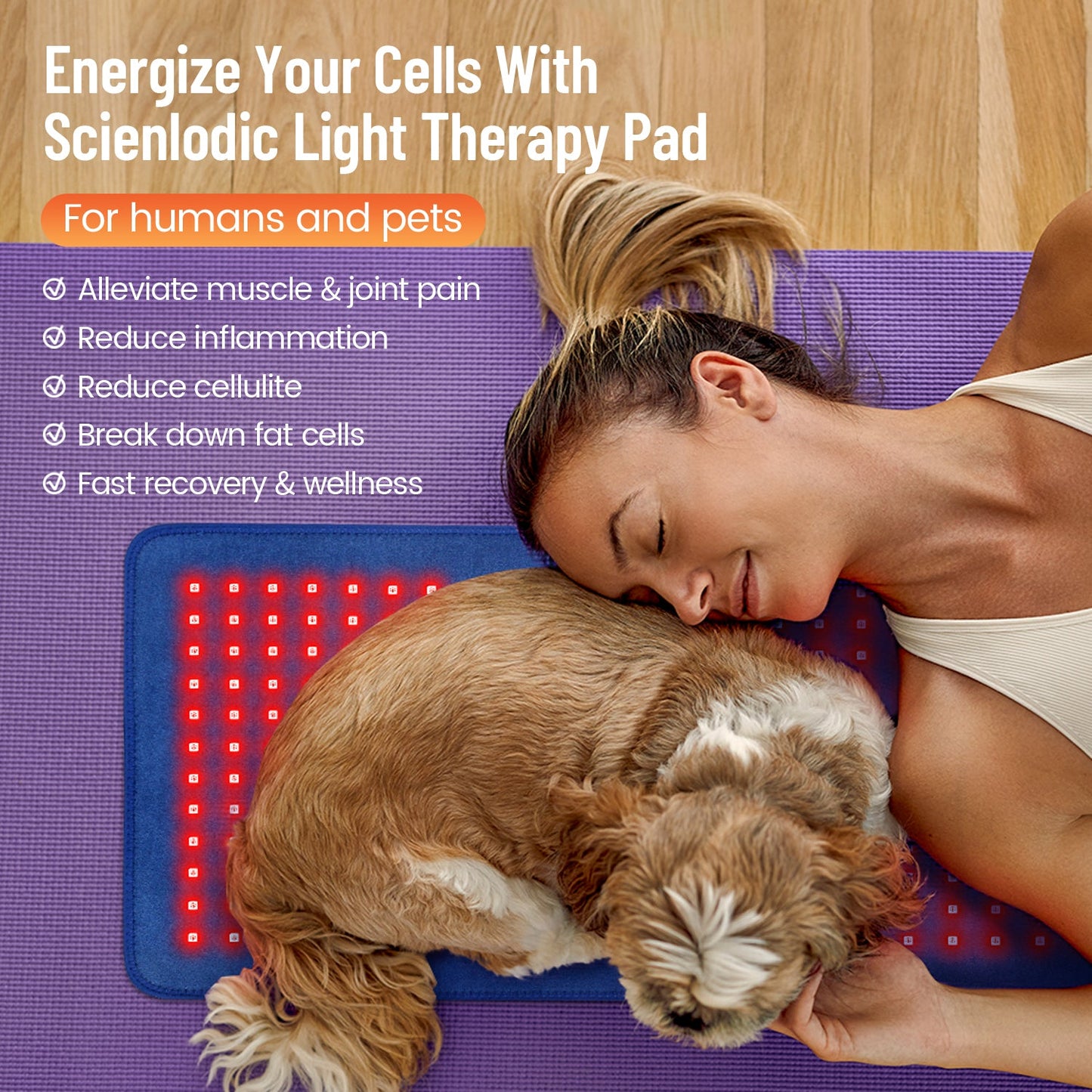 Red & Infrared Therapy Belt for Body Pain Relief & Slimming — product image 4