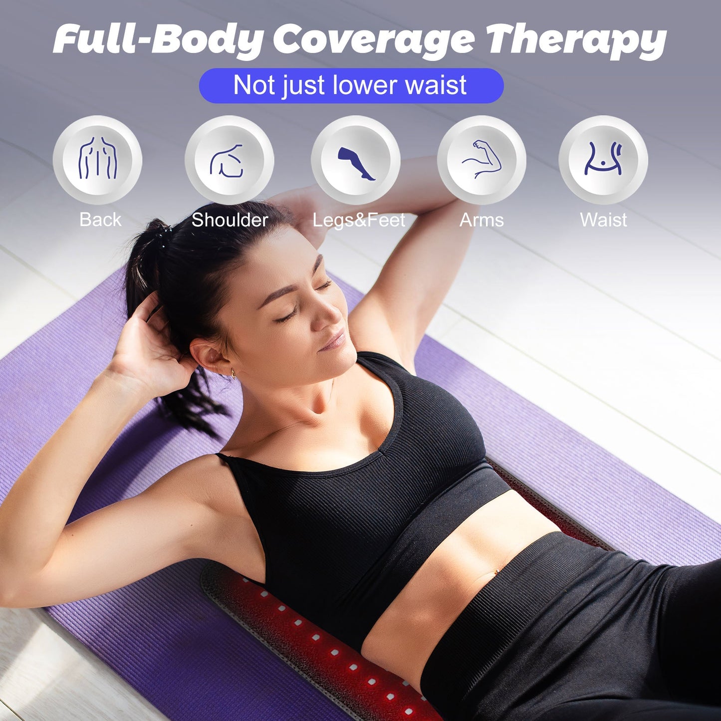 Red & Infrared Therapy Belt for Body Pain Relief & Slimming — product image 7