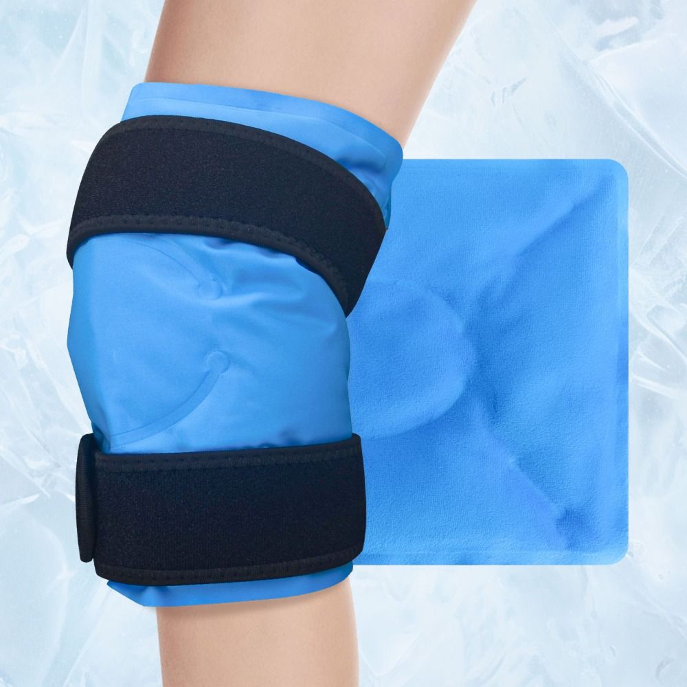 Reusable Knee Ice Pack Wrap – Hot Cold Compress Therapy for Pain Relief, Gel Knee Support for… — product image 3