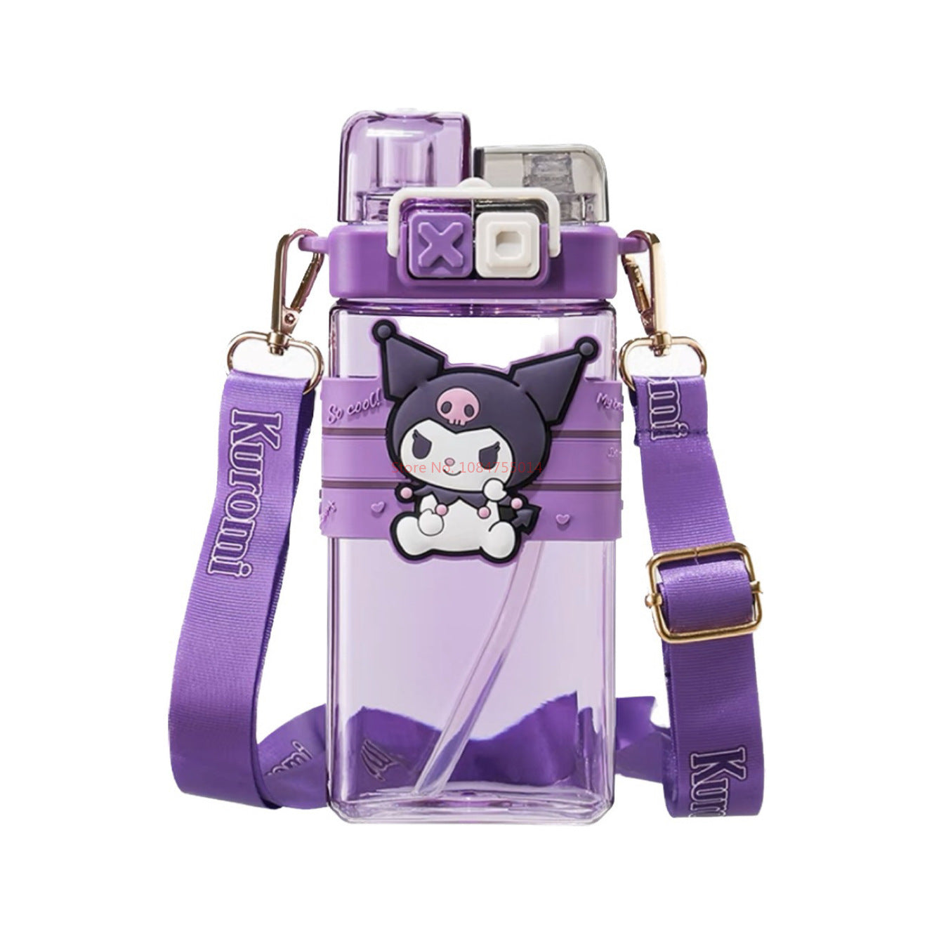 Sanrio Cartoon Water Bottle – 520ML Double Drink Cup – Large Capacity Plastic Bottle for Students –… — product image 6