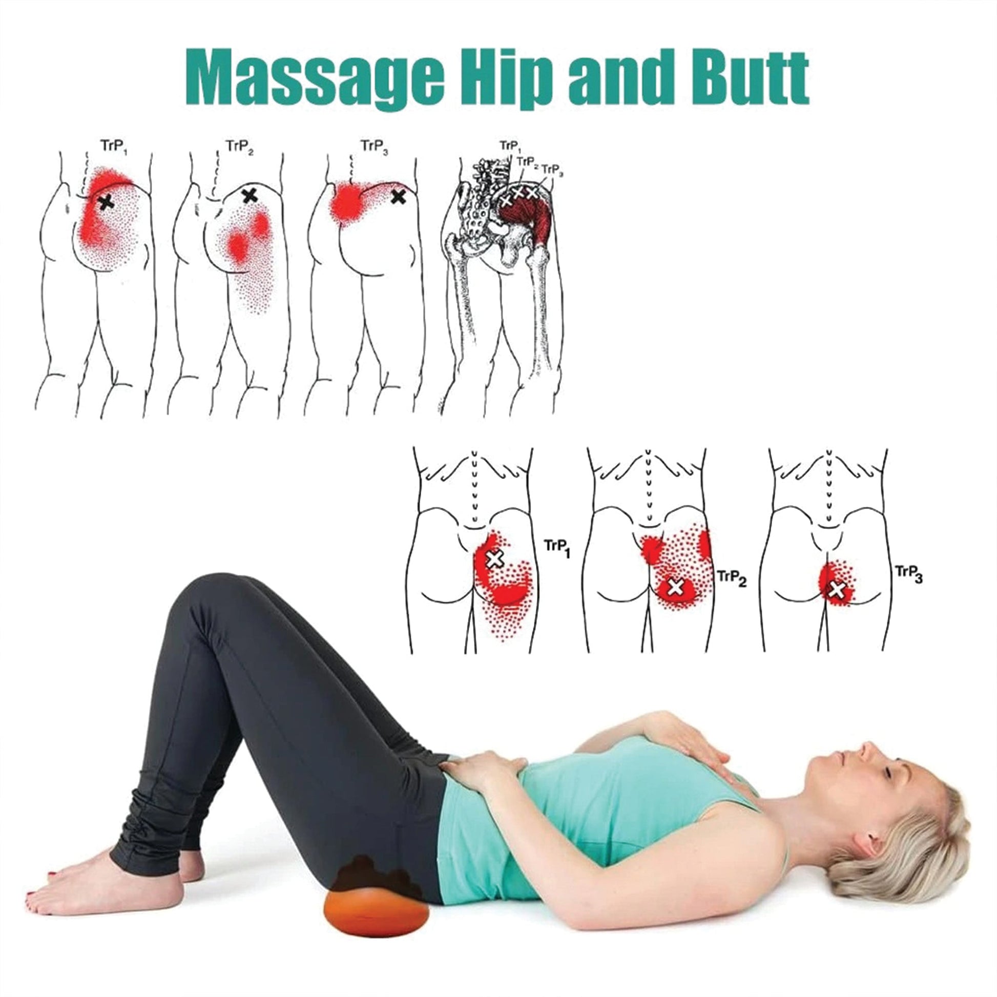 Sciatica Massager for Deep Tissue and Myofascial Release — product image 7