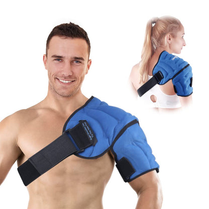 Shoulder Ice Pack Wrap for Pain Relief – Hot Cold Compression Therapy for Bursitis, Tendonitis,… — product image 1