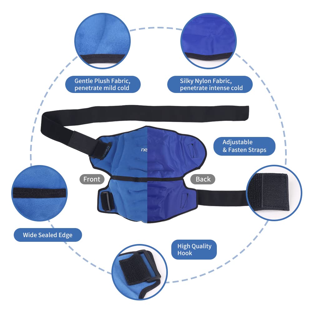 Shoulder Ice Pack Wrap for Pain Relief – Hot Cold Compression Therapy for Bursitis, Tendonitis,… — product image 4