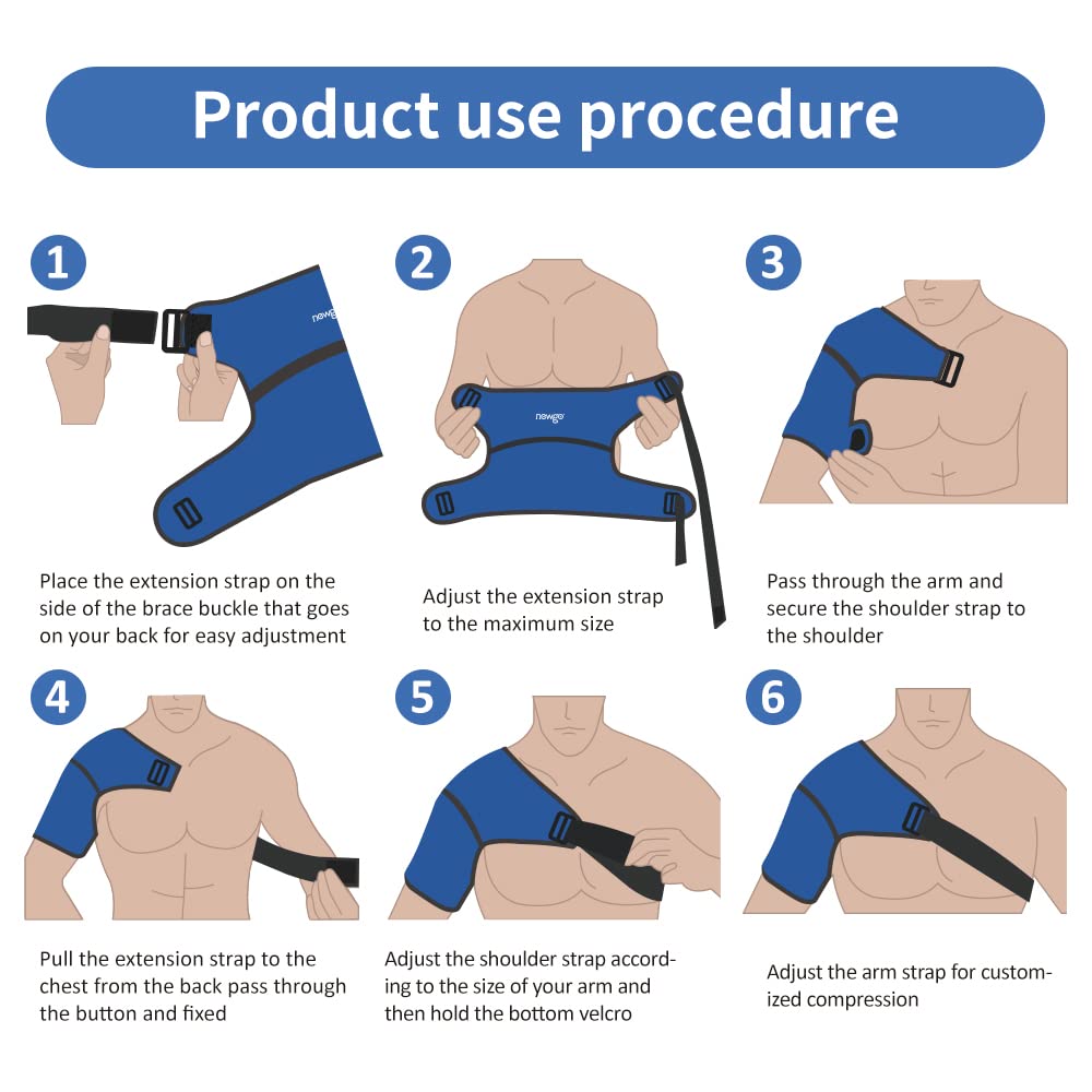 Shoulder Ice Pack Wrap for Pain Relief – Hot Cold Compression Therapy for Bursitis, Tendonitis,… — product image 3
