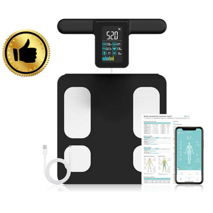 Smart Body Composition Scale – 8 Electrode Bioimpedance Digital Weight Scale, Tracks Body Fat, Water,… — product image 11