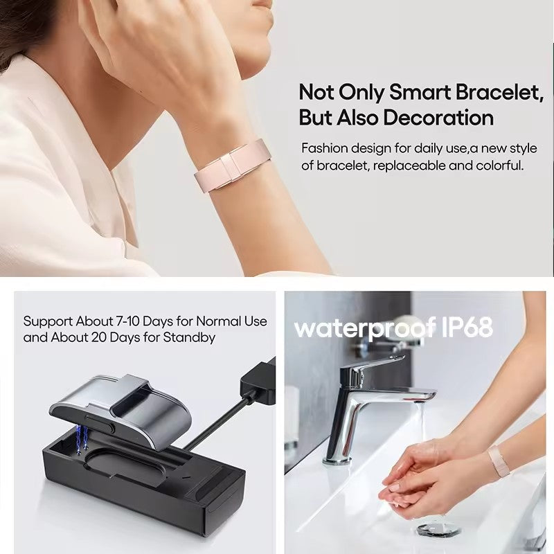 Smart Fitness Tracker Bracelet – Heart Rate, Blood Pressure Monitor, Pedometer for Men & Women, Sport… — product image 4