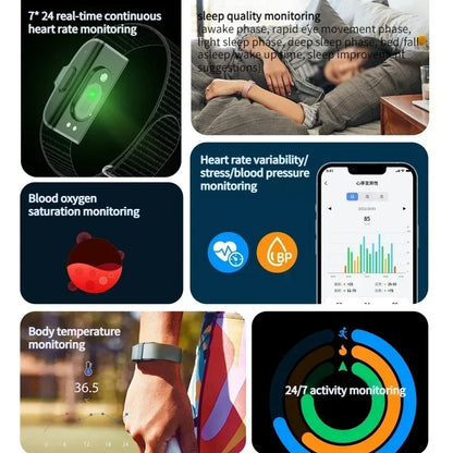 Smart Fitness Tracker Bracelet – Heart Rate, Blood Pressure Monitor, Pedometer for Men & Women, Sport… — product image 5
