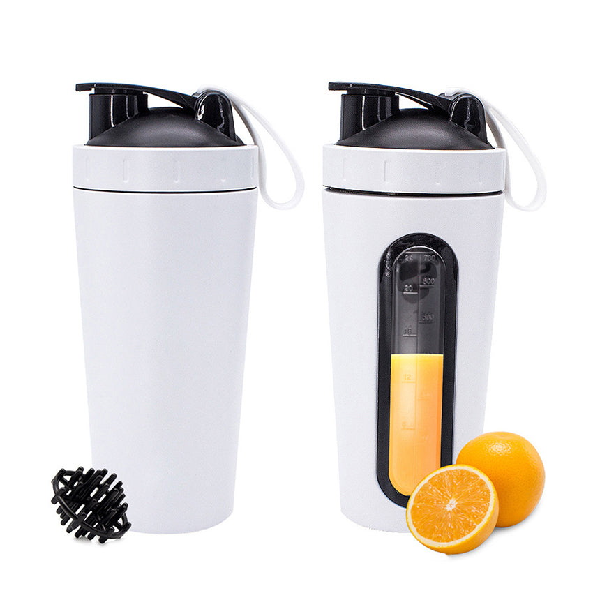 Stainless Steel Sports Shaker Bottle – 700ML Protein Mixer with Scale – Leak-Proof Gym Fitness Water… — product image 4