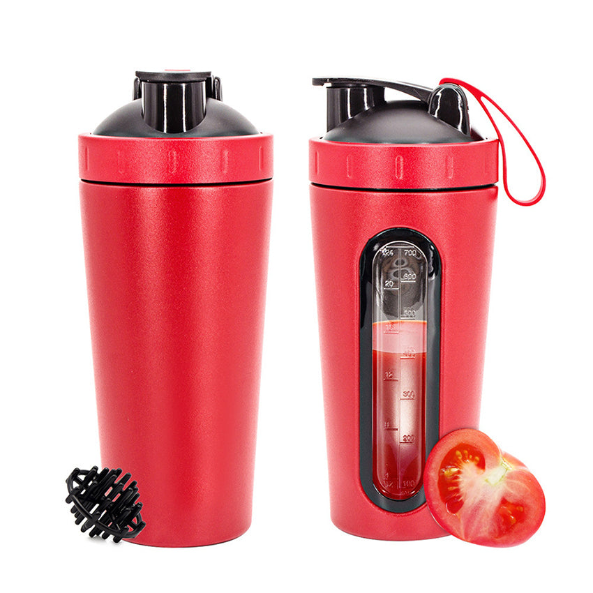 Stainless Steel Sports Shaker Bottle – 700ML Protein Mixer with Scale – Leak-Proof Gym Fitness Water… — product image 1