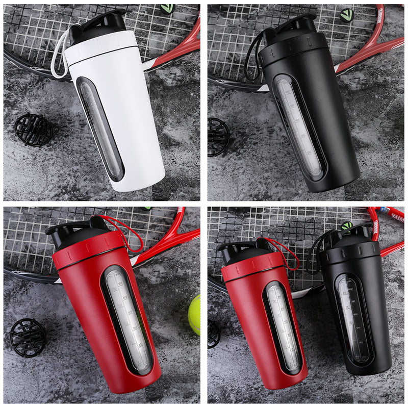 Stainless Steel Sports Shaker Bottle – 700ML Protein Mixer with Scale – Leak-Proof Gym Fitness Water… — product image 10