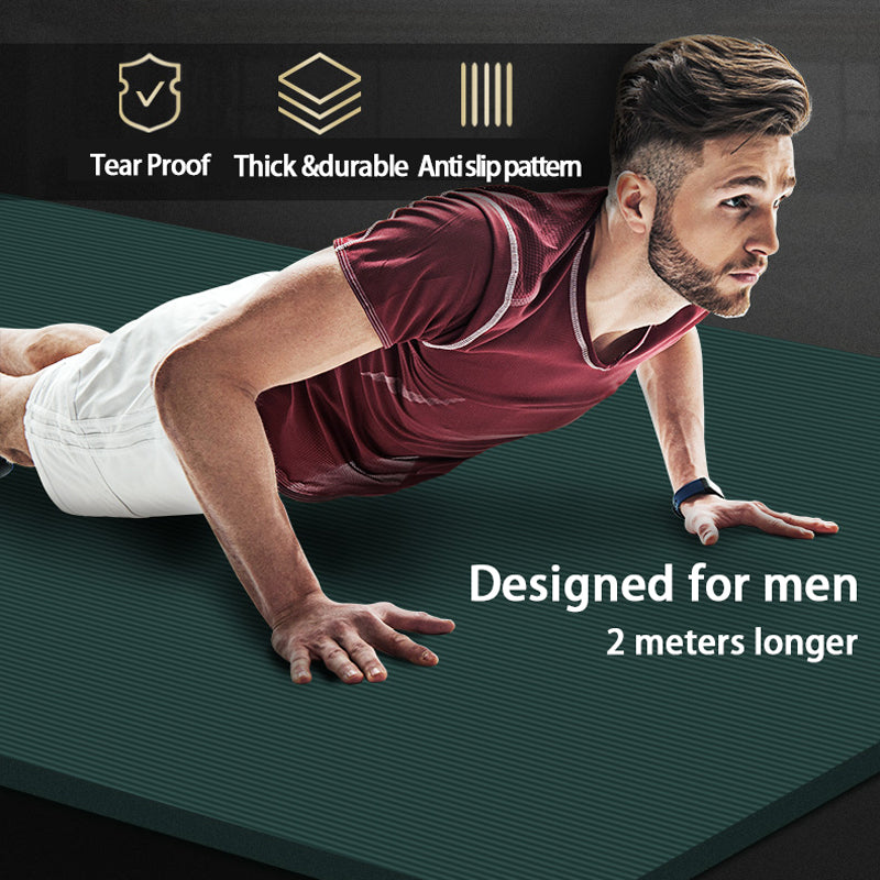 Super Long Yoga Mat – 2M Extra Large High-Density Exercise Mat for Pilates & Fitness – Waterproof,… — product image 10