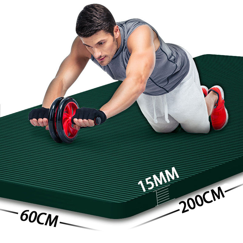 Super Long Yoga Mat – 2M Extra Large High-Density Exercise Mat for Pilates & Fitness – Waterproof,… — product image 4