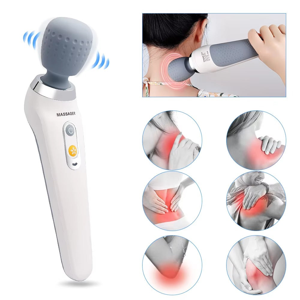 USB Handheld Electric Massager – High Frequency Vibration Wand for Neck, Back, and Muscle Pain… — product image 3