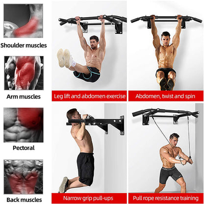 Wall Mounted Pull-Up Bar – Heavy Duty Chin-Up Bar for Home Gym, Horizontal Strength Training, Core &… — product image 9