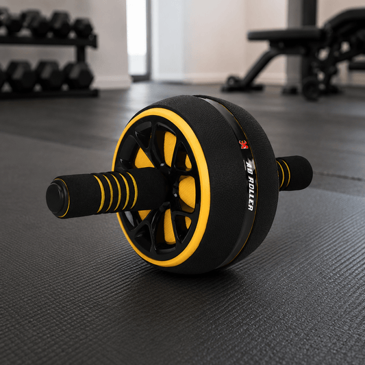 Ab Wheel Roller with Stainless Steel Core & Kneeling Pad - Darian Fits