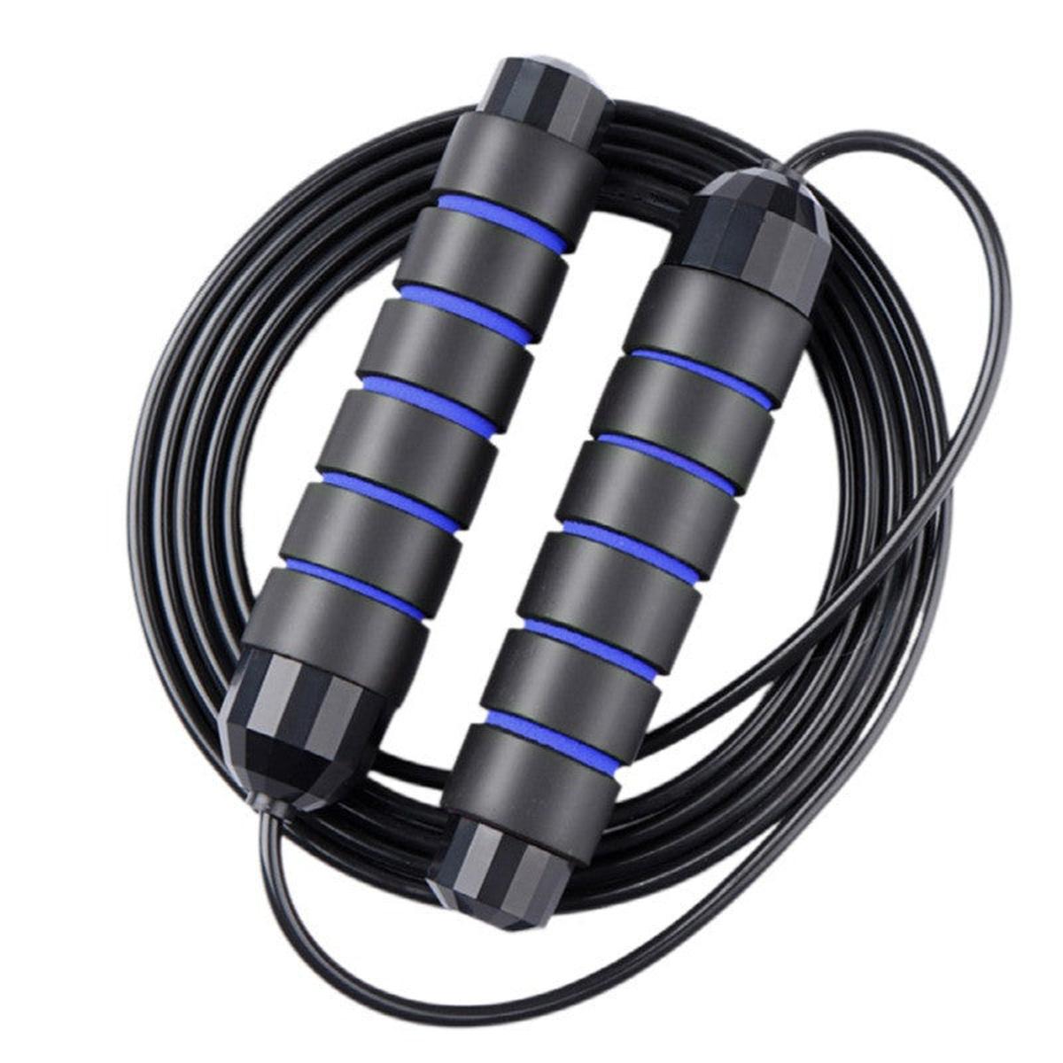Adjustable 3m PVC - Coated Steel Wire Jump Rope with Bearings - Darian Fits