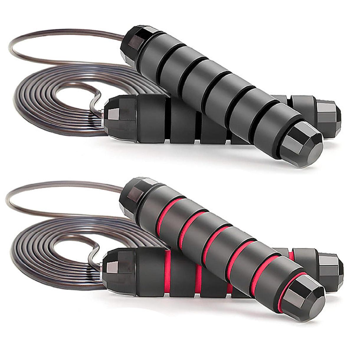 Adjustable 3m PVC - Coated Steel Wire Jump Rope with Bearings - Darian Fits
