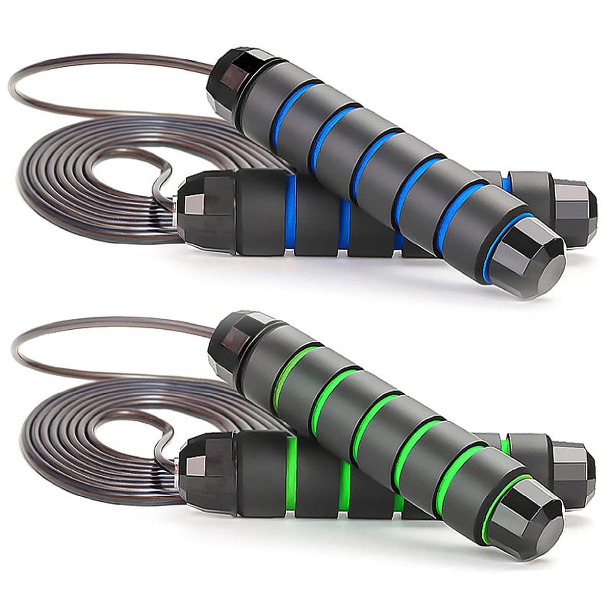 Adjustable 3m PVC - Coated Steel Wire Jump Rope with Bearings - Darian Fits