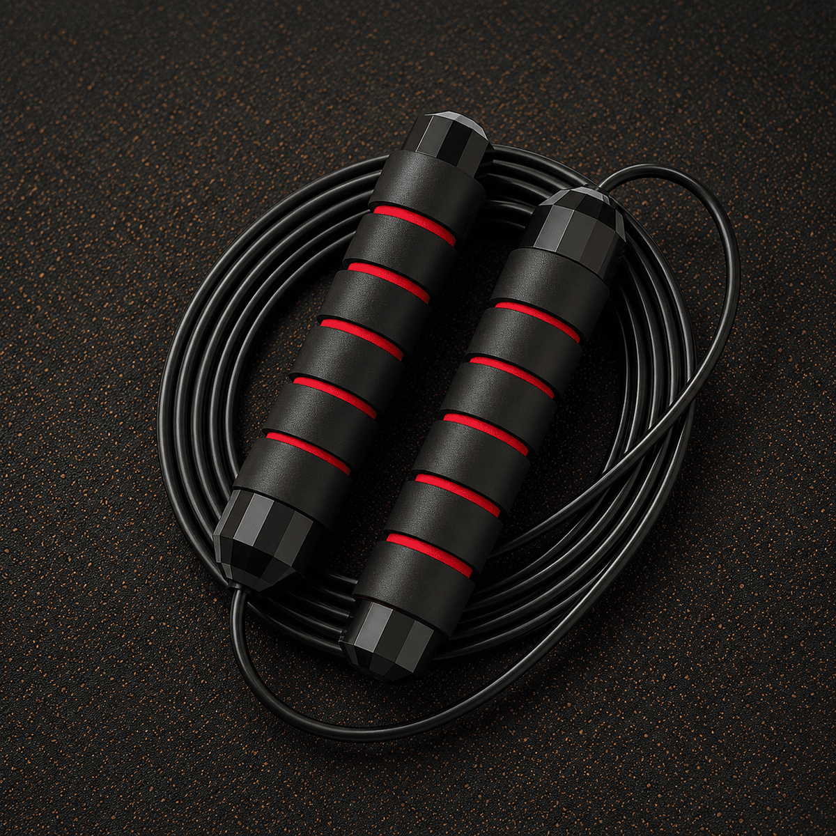 Adjustable 3m PVC - Coated Steel Wire Jump Rope with Bearings - Darian Fits