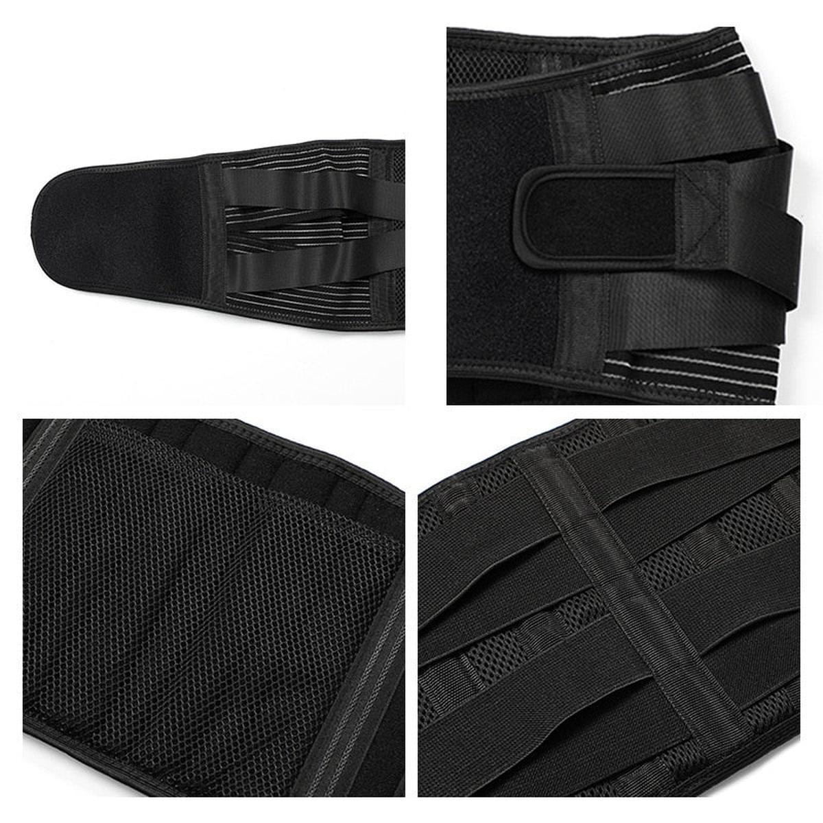 Adjustable Breathable Lumbar Support Belt with Hook & Loop Closure - Darian Fits