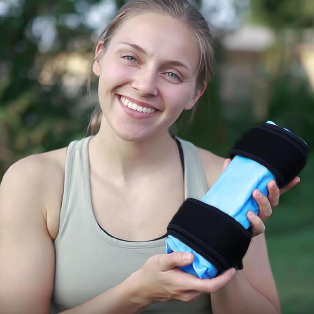 Adjustable Knee Gel Hot & Cold Pack Wrap Reusable - Darian Fits