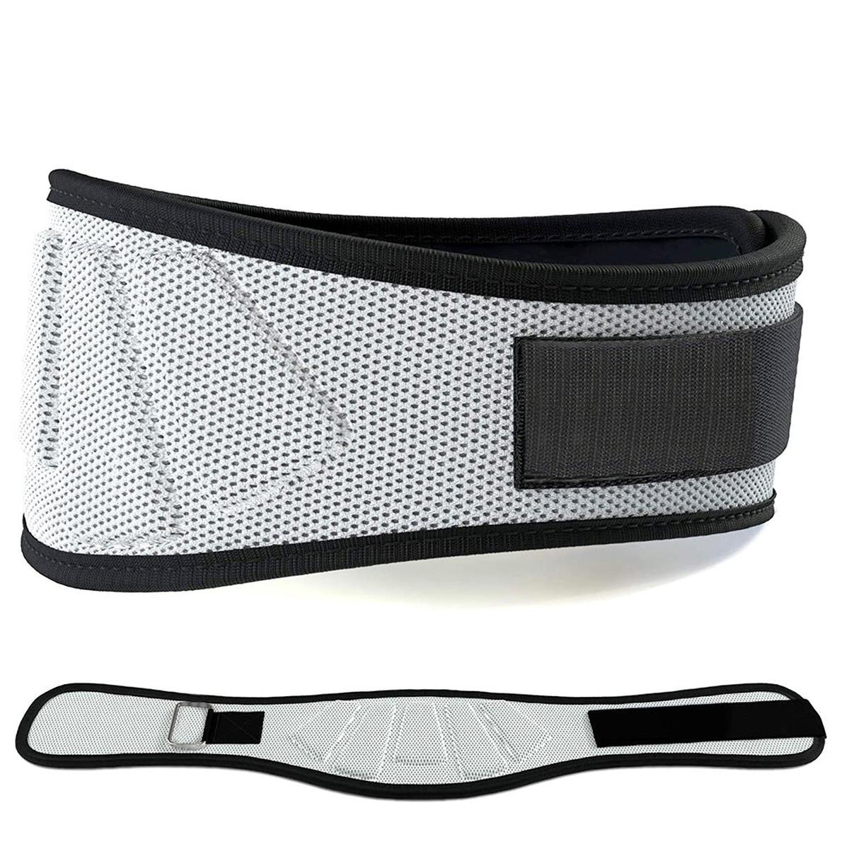 Adjustable Nylon Weightlifting Belt with Breathable Mesh S - XXL - Darian Fits