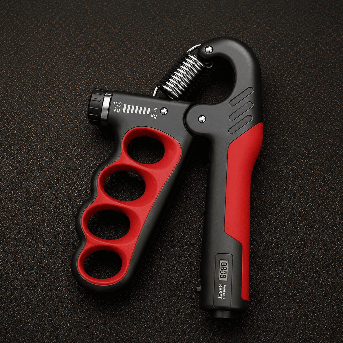 Adjustable Steel Hand Grip Strengthener 5 - 100kg with Counter - Darian Fits