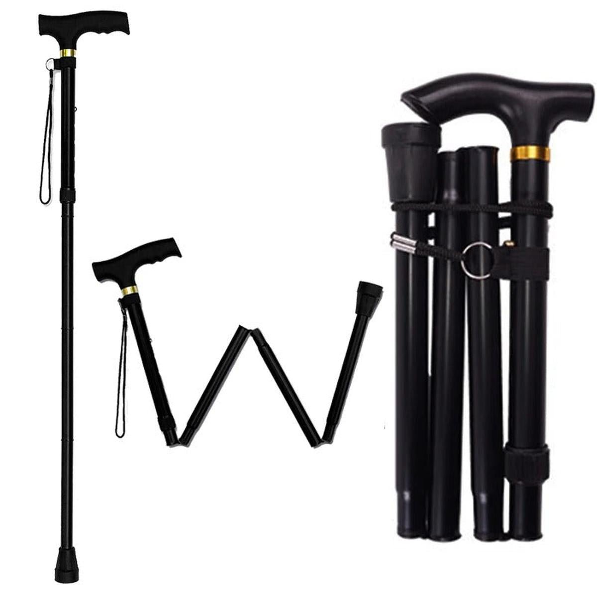 Aluminum Folding Telescopic Trekking Pole 27cm Compact - Darian Fits