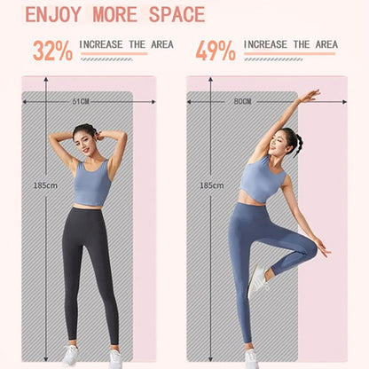 Extra-Long Yoga Mat — exercise-space comparison