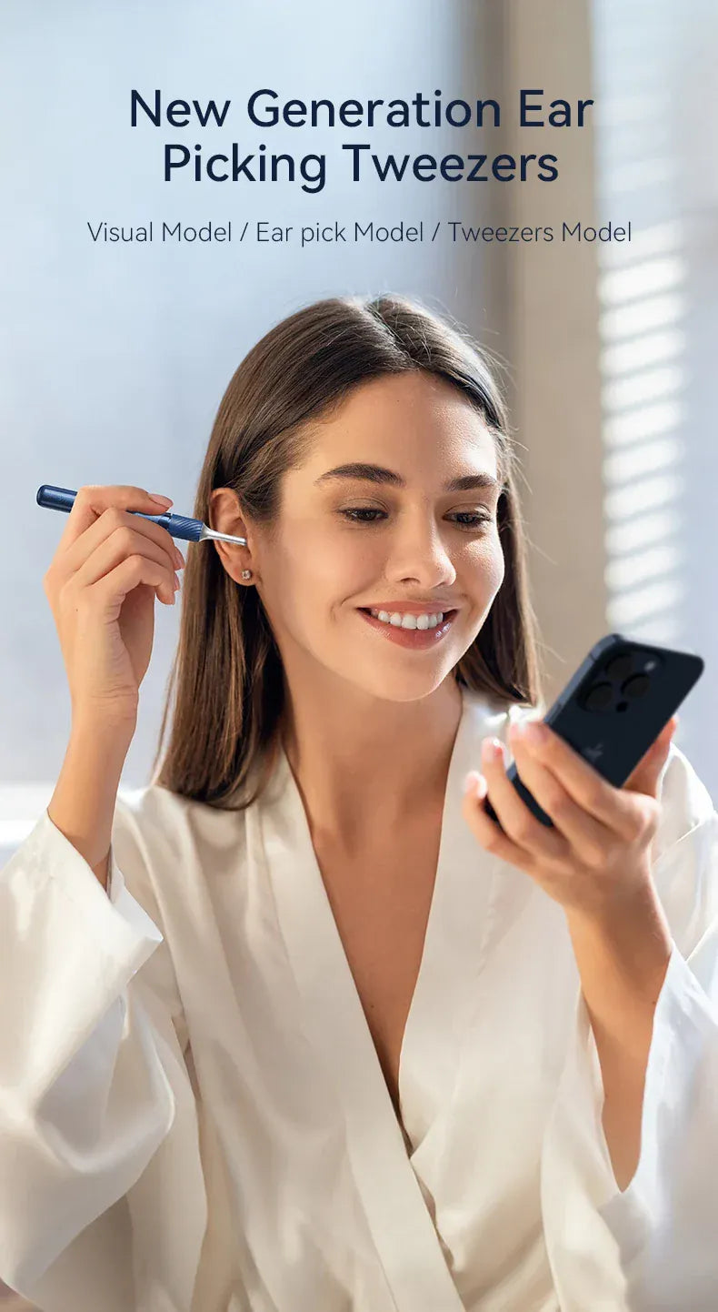 3-in-1 Wi-Fi Visual Ear Cleaning Tool – Camera Ear Pick with Tweezers, 12MP HD Imaging, Rechargeable… — product image 10