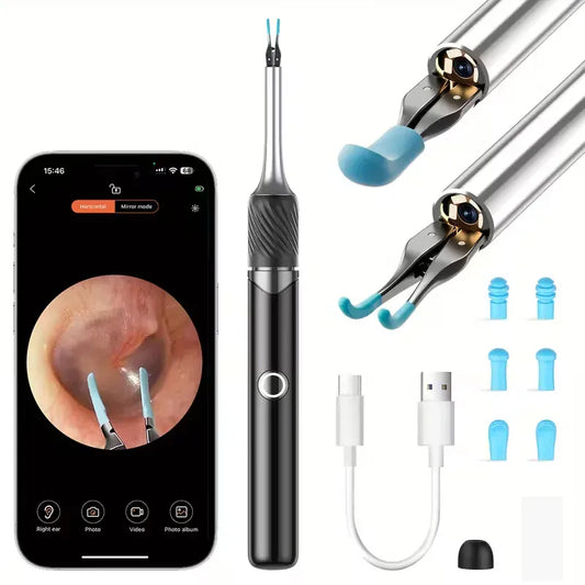 3-in-1 Wi-Fi Visual Ear Cleaning Tool – Camera Ear Pick with Tweezers, 12MP HD Imaging, Rechargeable… — product image 2