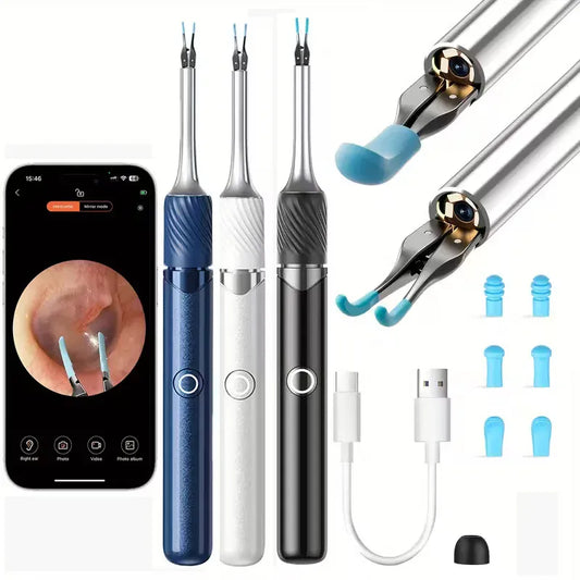 3-in-1 Wi-Fi Visual Ear Cleaning Tool – Camera Ear Pick with Tweezers, 12MP HD Imaging, Rechargeable… — product image 1