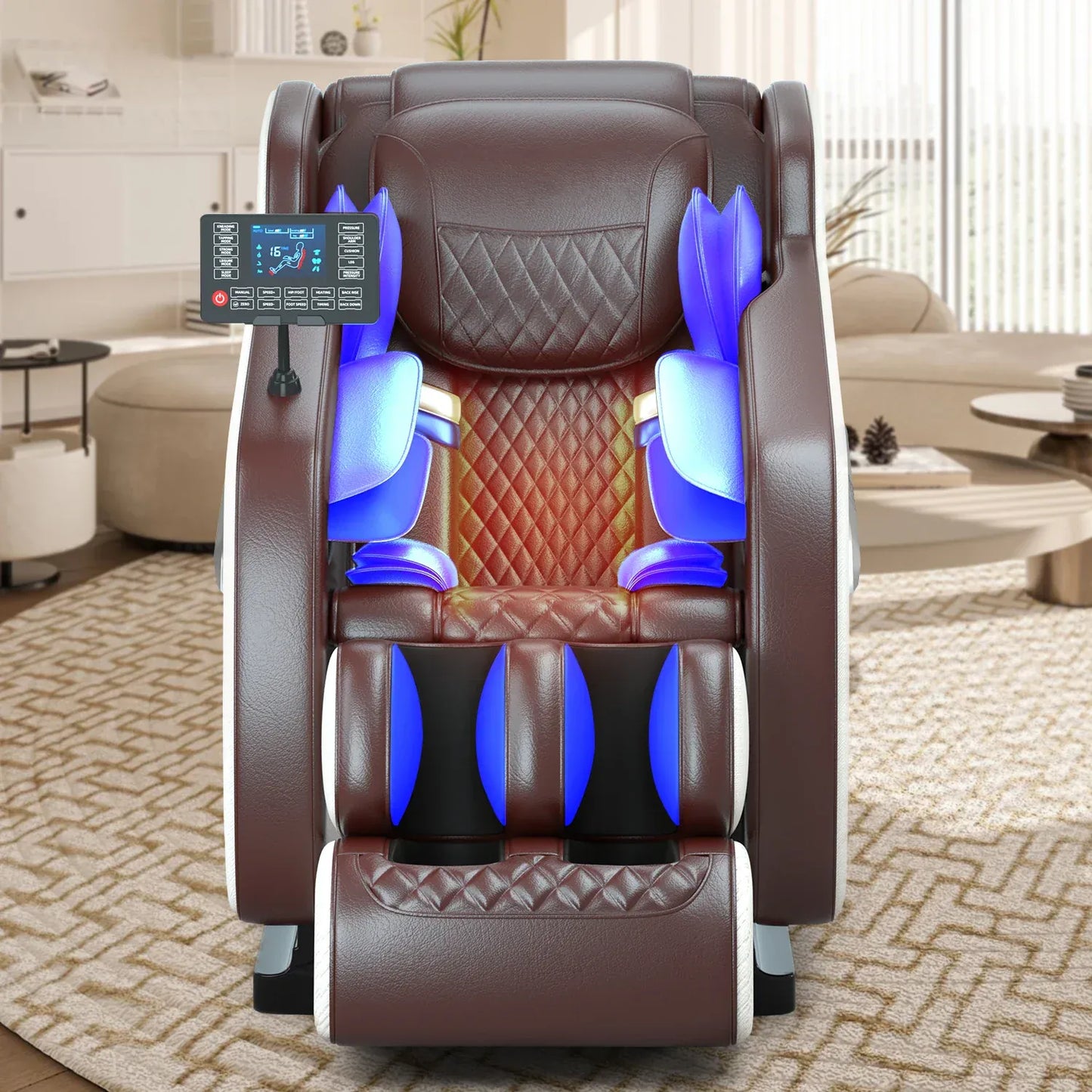 4D Zero Gravity Massage Chair – Full Body Shiatsu Recliner with Heating, Airbag Compression and… — product image 4