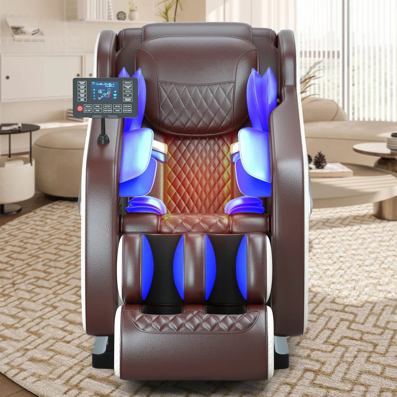 4D Zero Gravity Massage Chair – Full Body Shiatsu Recliner with Heating, Airbag Compression and… — product image 4