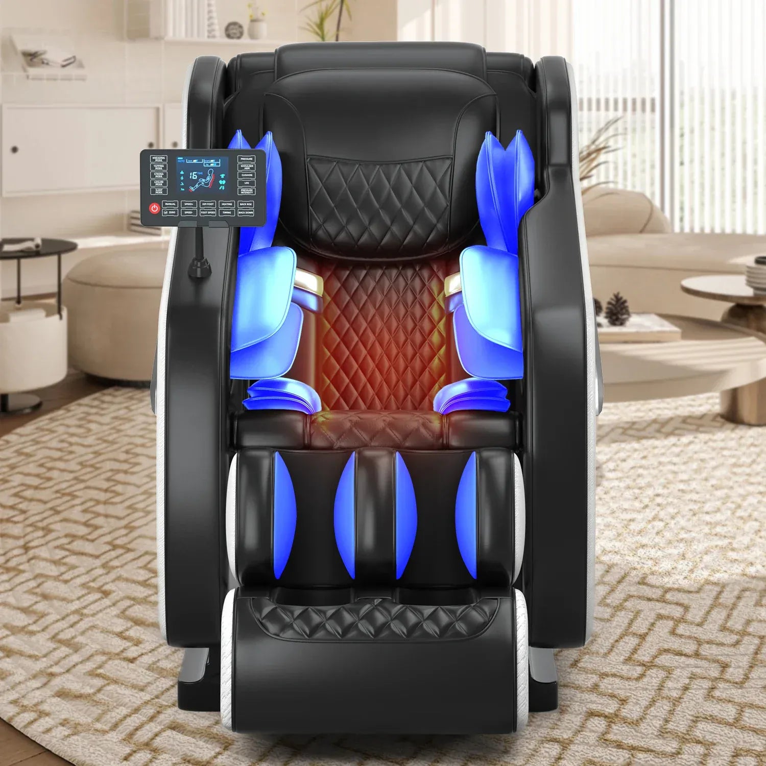 4D Zero Gravity Massage Chair – Full Body Shiatsu Recliner with Heating, Airbag Compression and… — product image 9