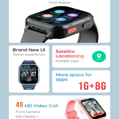 4G Kids Smartwatch – Video Call, GPS Tracking, IP67 Waterproof, 8GB ROM, Health Monitoring, Wi-Fi,… — product image 4