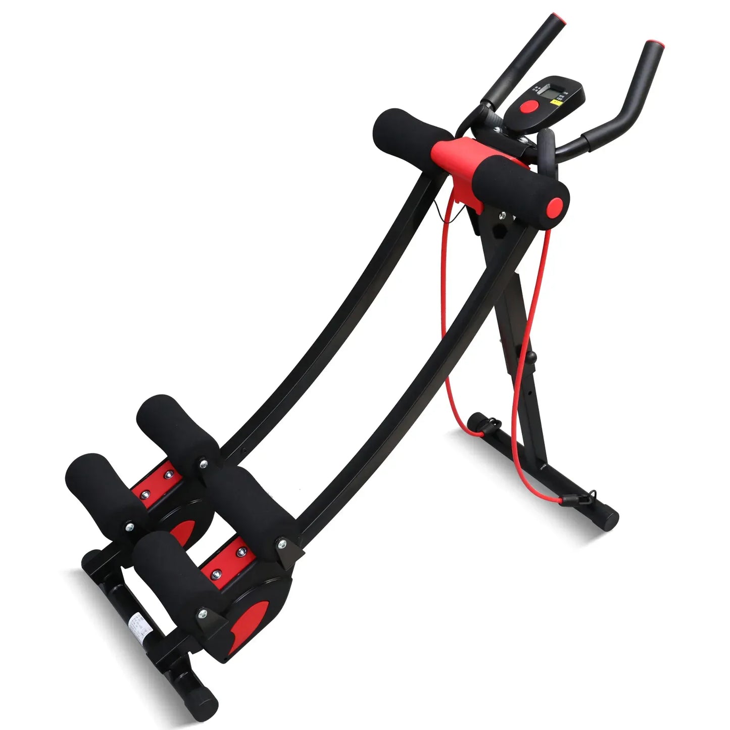 Ab Machine Monorail Cruncher – Adjustable Height Core Trainer with 4 Resistance Levels and 440 lb… — product image 2
