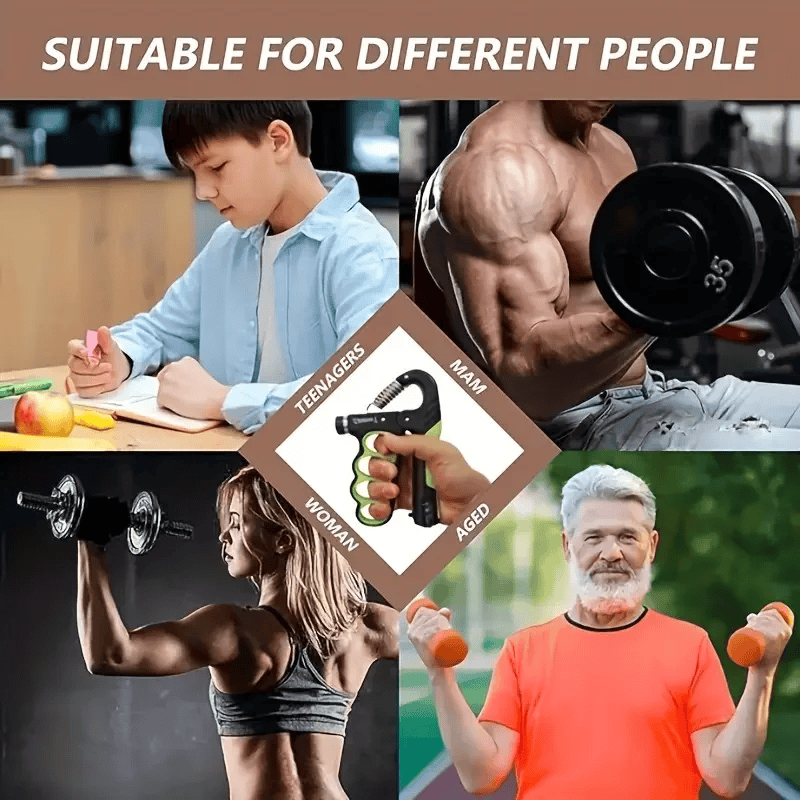 Adjustable 5-100KG Grip Strength Trainer with Counter — product image 12