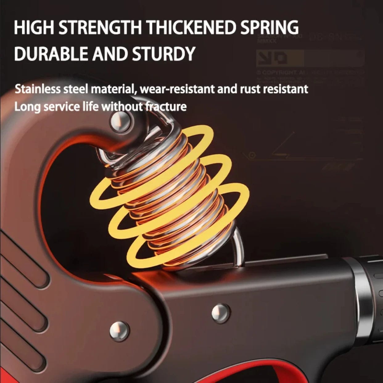 Adjustable 5-100KG Grip Strength Trainer with Counter — product image 7