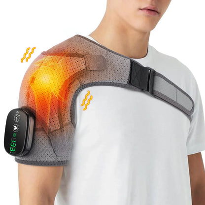 Adjustable Heated Shoulder Brace – Electric Vibration Compression Wrap for Left and Right Shoulder… — product image 3