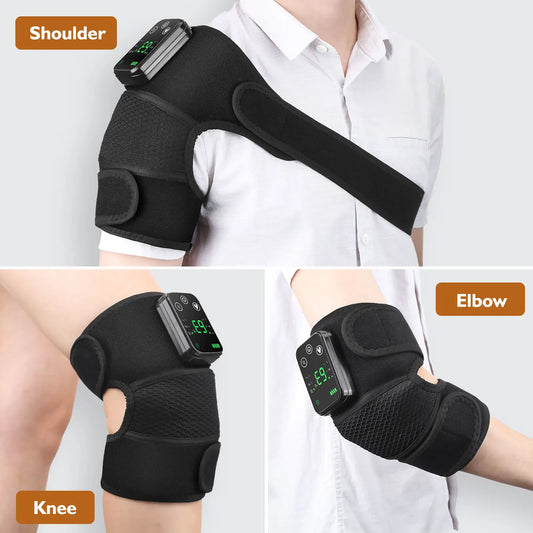 Adjustable Heated Shoulder Brace – Electric Vibration Compression Wrap for Left and Right Shoulder… — product image 2