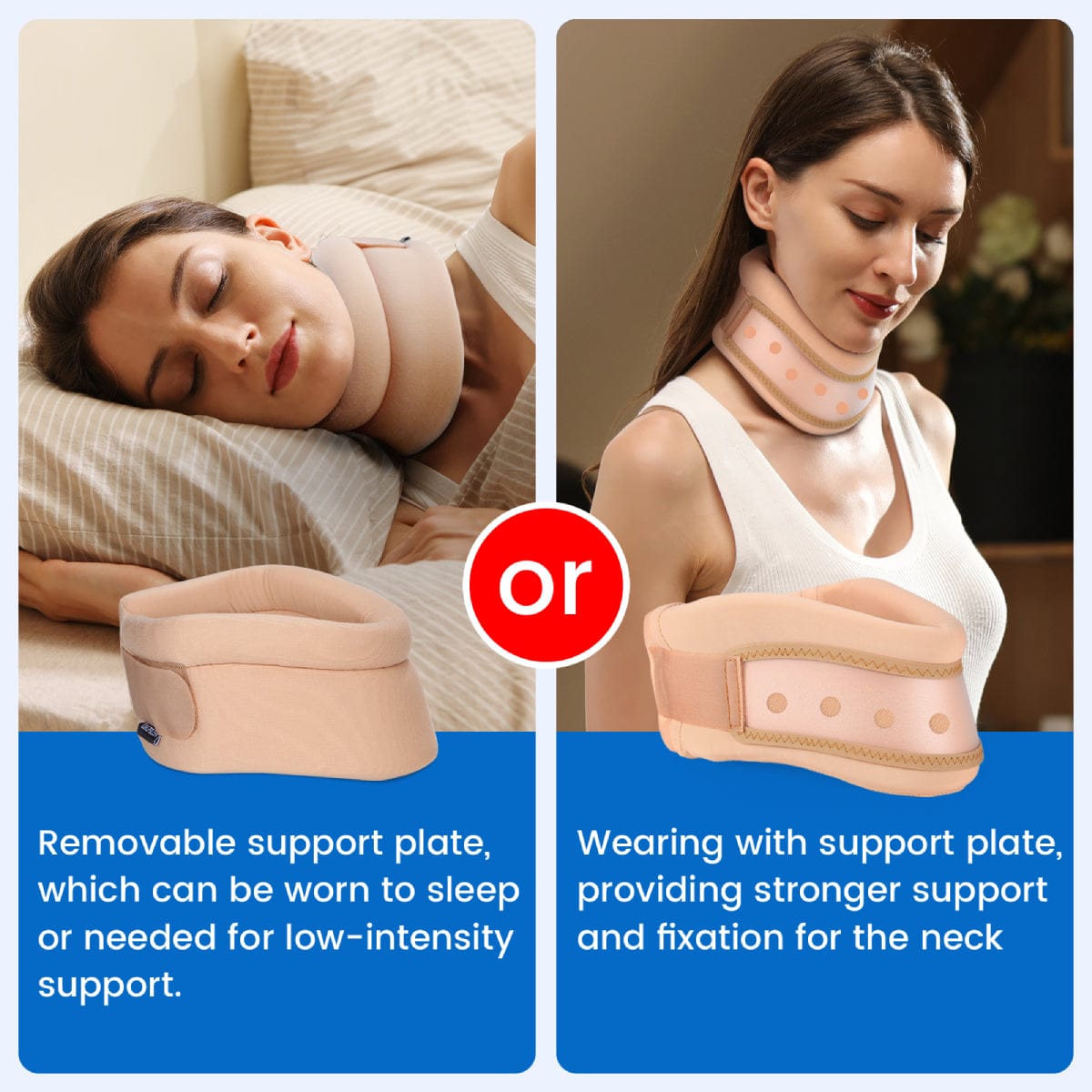 Adjustable Neck Brace Foam Cervical Collar for Pain Relief — product image 8