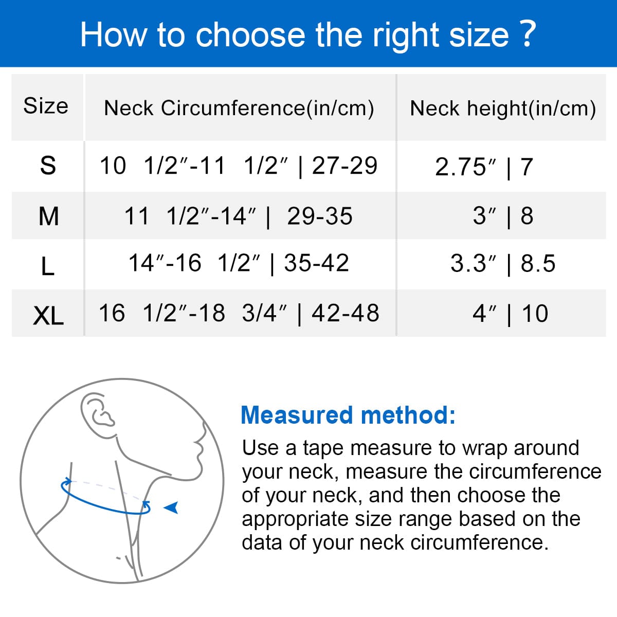 Adjustable Neck Brace Foam Cervical Collar for Pain Relief — product image 11