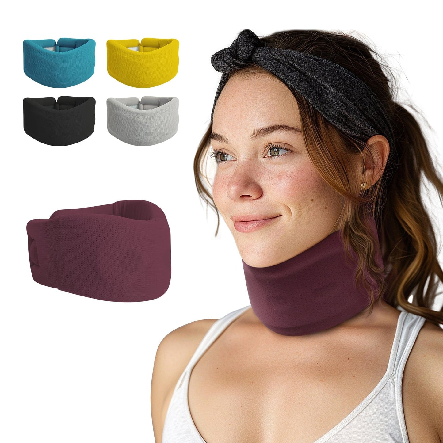 Adjustable Neck Brace Foam Cervical Collar for Pain Relief — product image 3