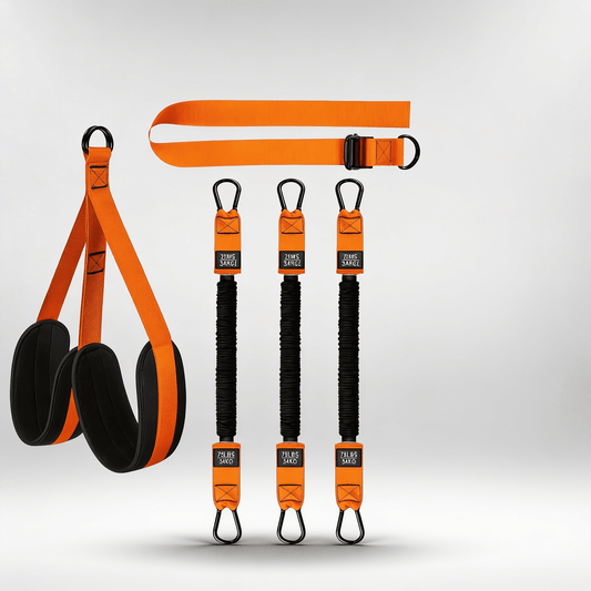 Adjustable elastic pull-up assistance band with steel buckle