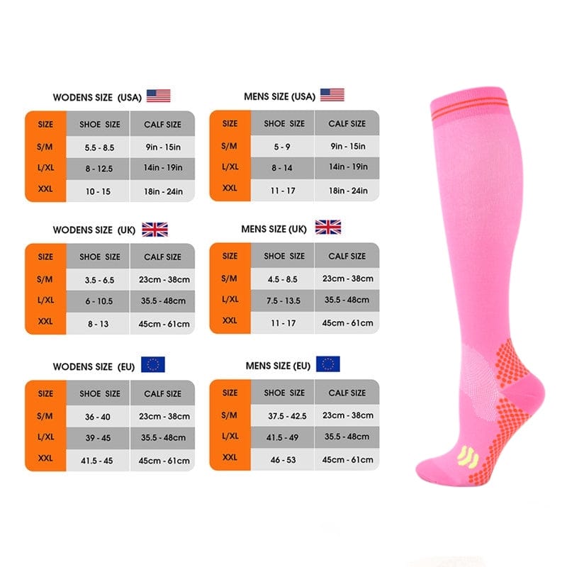 Compression Socks for Men & Women – 20-30 mmHg Support for Varicose Veins, Running, Cycling,… — product image 7