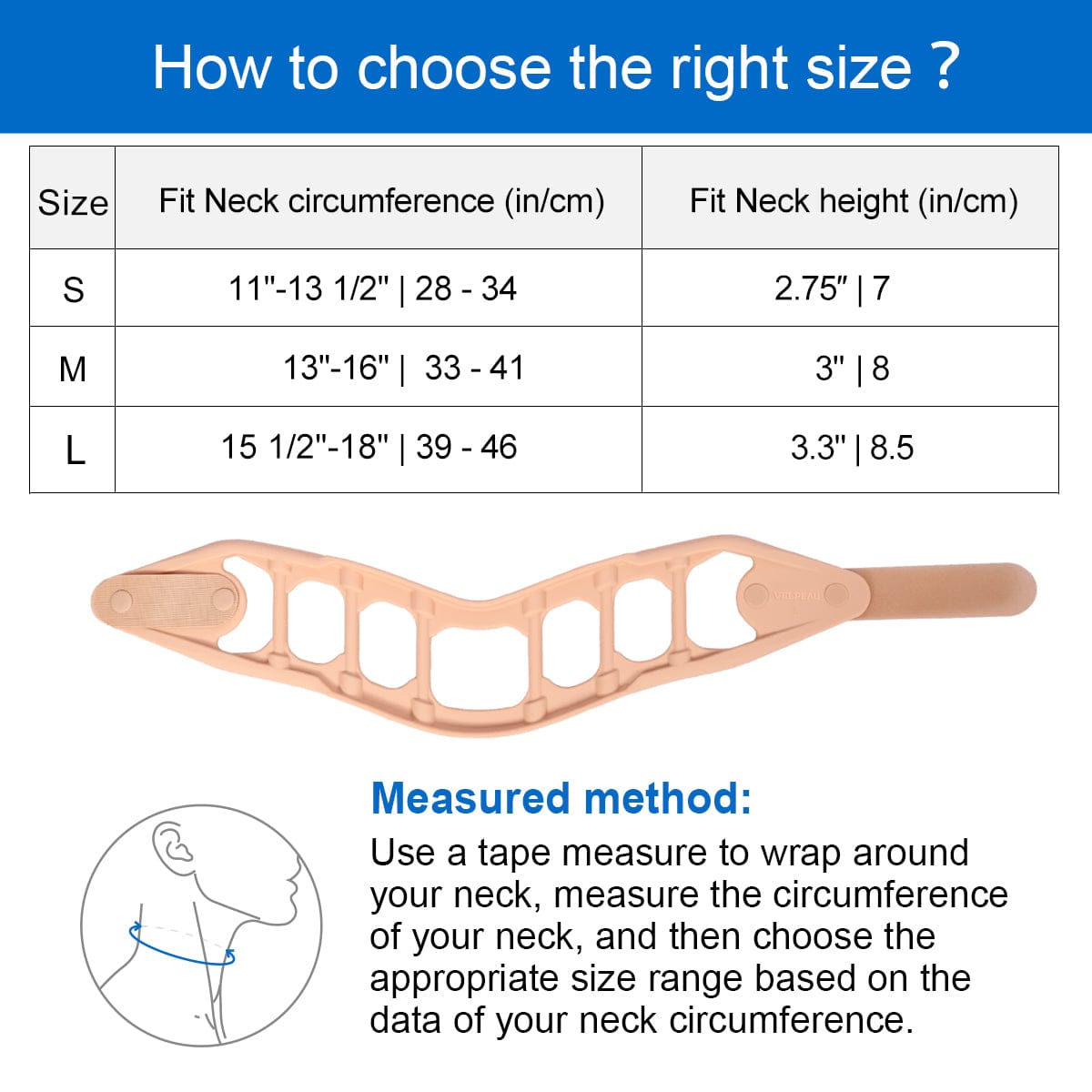 Silicone Neck Brace for Cervical Pain Relief — product image 9